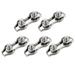 5 Pcs 316 Stainless Steel Duplex Wire Cable Clamp For 0.8-1.5mm Rope - Silver Tone - for 1.5-2mm Rope-5pcs