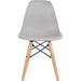 Kids Toddler Chair Side No arm Armless Natural Wood Legs Eiffel For Kitchen Desk Work Bedroom Playroom Preschool