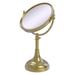 Allied Brass Height Adjustable 8 Inch Vanity Top Make-Up Mirror 2X Magnification