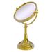 Allied Brass Height Adjustable 8 Inch Vanity Top Make-Up Mirror 2X Magnification