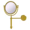 Allied Brass Southbeach Collection Wall Mounted Make-Up Mirror 8 Inch Diameter with 4X Magnification