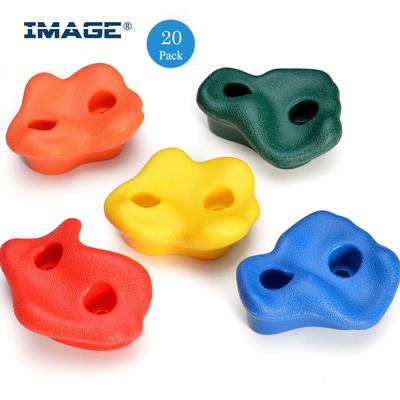Climbing Stones Handgrips Plastic Multi Colour Climbing Wall Footholds Grips 
