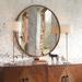 Uttermost Junius 43" Large Round Antique Transitional Wall Mirror