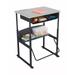 Safco Alphabetter 28 x 20 Standard Top Stand-up Desk with Footrest