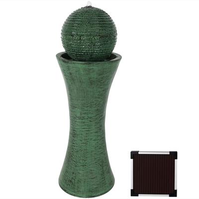 Desert Spring Solar Outdoor Water Fountain with Battery 30" Feature