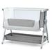 Baby Bed Side Crib Portable Adjustable Infant Travel Sleeper Bassinet - 38.5'' x 22'' x 32.5'' (L x W x H)