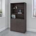 Jamestown 5 Shelf Bookcase with Doors by Bush Business Furniture