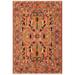 Tribal Heriz Ziegler Gene Rust Rust Hand-Knotted Rug - 5'4'' x 6'7''