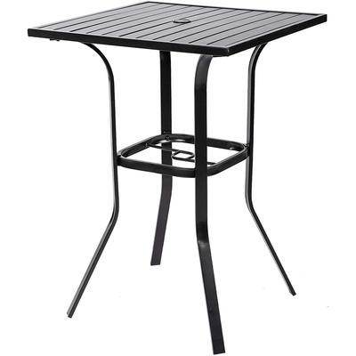 Must Have Suncrown Outdoor Bar Height, Outdoor Pub Tables With Umbrella