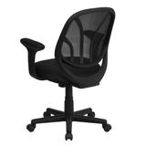 Y-GO Office Chair Mid-Back Mesh Swivel Task Office Chair with Arms