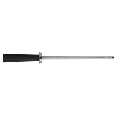 Kai 9-Inch Honing Steel, Silver - Black & Silver