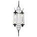 Carriage Lantern Brown Metal 19-inch x 8.2-inch x 59.5-inch Wall Sconce