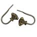 InStyleDesign Antique Brass Amor Holdback Pair. - n/a