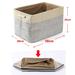 Foldable Canvas Toy Bins for Laundry Clothes Storage Home Organizer
