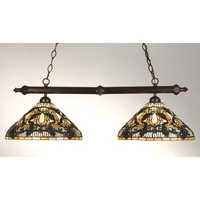 Meyda Tiffany Stained Glass / Tiffany Island / Billiard Fixture from