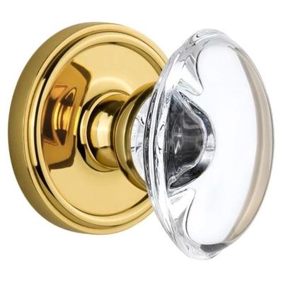 Grandeur Georgetown Solid Brass Rose Single Dummy Knob with Provence