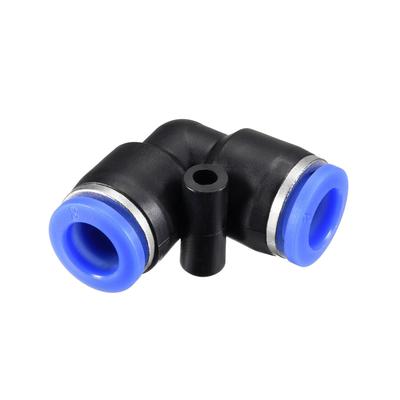 10pcs Push to Connect Fittings 8mm or 5/16" od Tube Fittings Blue - Blue,Black