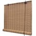 vidaXL Brown Bamboo Roller Blinds 47.2"x86.6"