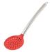 Silicone Covering Head Stainless Steel Handle Slotted Spoon - 13.4" x 3.7" x 0.6"(L*W*T)