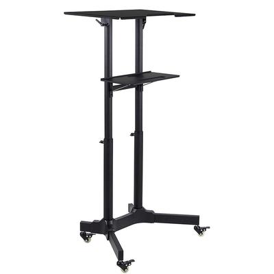 Mount-It! Mobile Standing Height Desk | Portable Podium and Rolling Presentation Lectern | With Caster Wheels |