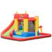 Inflatable Water Slide Jumper Bounce House with Ocean Ball without Blower - 14' x 13' x 7.5' (L x D x H)