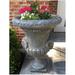 Set of 2 Cedar Finished Outdoor Decorative Urn Planters 37"