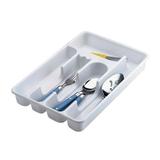 Rubbermaid 2919-RD WHT Plastic Cutlery Tray, 13-1/2" x 9" x 1-3/4", White