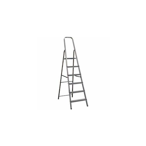 ALPFA 6 Stufen Aluminium-Haushaltsleiter 6 Stufen