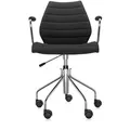 Kartell Maui Soft Swivel Armchair Height Adjustable - 2897/BB