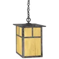 Arroyo Craftsman Mission Outdoor Pendant Light - MSH-15TGW-BK