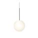 Pablo Lighting Bola Sphere LED Multi-Light Pendant Light with Small Canopy - BOLA SPH 5+6+8+10+12 GUN + BOLA CAN 9 WHT