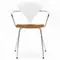 Cherner Chair Company Cherner Metal Base Armchair with Seat Pad