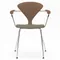 Cherner Chair Company Cherner Metal Base Armchair with Seat Pad