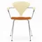 Cherner Chair Company Cherner Metal Base Armchair with Seat Pad