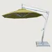 Bambrella Santa Ana Round Side Wind Aluminum Cantilever Umbrella With Base - 3.0m R-SW-SA-HW | SWSA-SYS