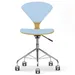 Cherner Chair Company Cherner Seat and Back Upholstered Task Chair - SWC16-DIVINA-712-B