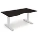 Copeland Furniture Invigo Ergonomic Sit-Stand Desk - 2648-RCU-EE-53-W-G-N-P-N-N-N