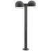 SONNEMAN Lighting REALS LED Double Dome Cap Bollard - 7308.DC.FH.74-WL