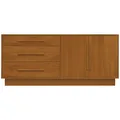 Copeland Furniture Moduluxe Three-Drawer, Two-Door Dresser, 29-Inch High - 4-MOD-52-23