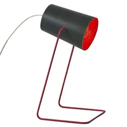 In-Es Art Design Paint Lavagna Table Lamp - PAINT T LAVAGNA BLACK/RED
