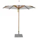 Bambrella Levante Round Bamboo Umbrella - 3.5m R-L-BL