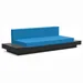 Loll Designs Platform One Sofa With Tables - PO-S2-BL-5493