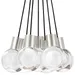 Visual Comfort Modern Mina Multi-Light Pendant Light - 700TDMINAP11CIB-LED930