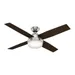 Hunter Fans Dempsey LED Ceiling Fan - Blade Color: Black Oak / Chocolate Oak Grain - 59216