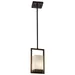 Justice Design Group Fusion Laguna LED Outdoor Mini-Pendant - FSN-7515W-OPAL-DBRZ