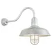 Hi-Lite Gooseneck Barn Light Warehouse Outdoor Wall Sconce - HL-A Arm with Cast Guard - H-QS15116/HL-A-96/CGU-96-FR