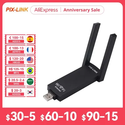 PIXLINK LV-UE02 Répéteur WiFi du routeur sans fil USB Prolongateur de portée Wi-Fi alimenté par USB
