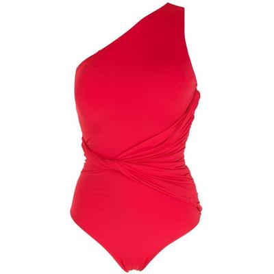 Brigitte BardotDraped-detail Swimsuit - Red - Brigitte Bardot Beachwear ...