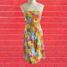 Lilly Pulitzer Dresses | Lilly Pulitzer Strapless Tube Dress Summer Lanterns Like New Vtg Y2k | Color: Orange/Pink | Size: 6