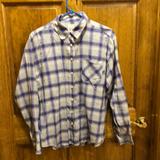 American Eagle Outfitters Tops | American Eagle Button Down | Color: Blue/Pink | Size: M